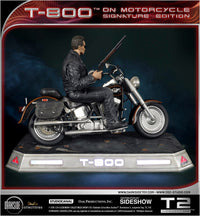 DARKSIDE COLLECTIBLES STUDIO - Terminator 2: Judgment Day Statue 1/4 T-800 on Motorcycle Signature Edition Sideshow Exclusive 50 cm