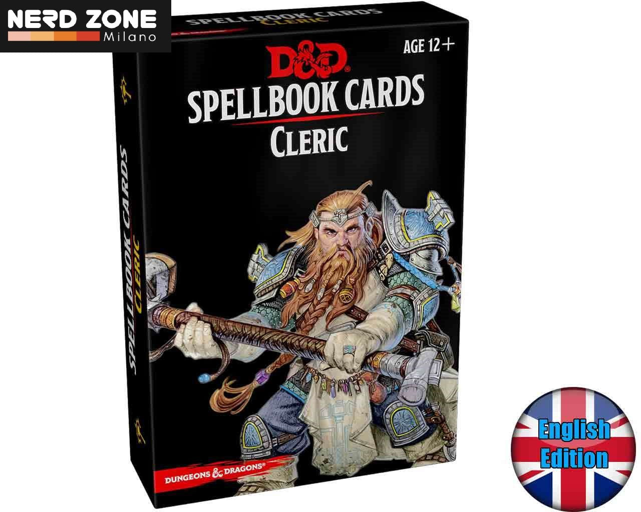 WIZARDS OF THE COAST - Dungeons & Dragons Spellbook Cards - Cleric - English