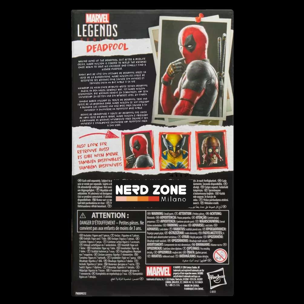 HASBRO - Marvel Legends - Deadpool And Wolverine - Deadpool Action Figure