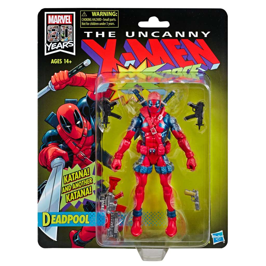 HASBRO - Marvel Legends - Marvel 85th Anniversary Vintage X-Force Deadpool Action Figure