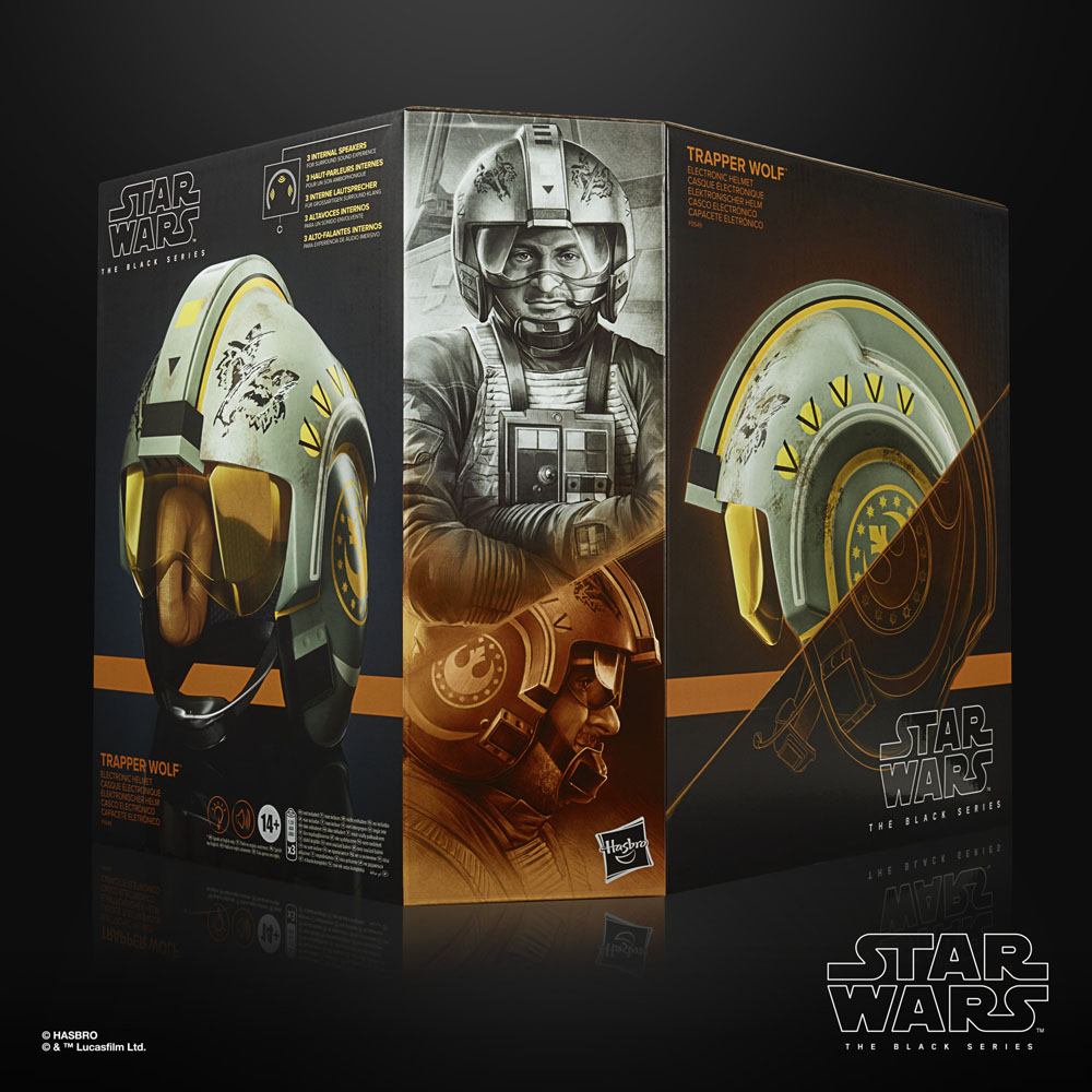 HASBRO - Star Wars: The Mandalorian Black Series Electronic Helmet 2023 Trapper Wolf