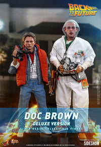 HOT TOYS - Back To The Future - Doc Brown (Deluxe Version) Action Figure 1/6  30 cm MMS610