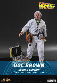 HOT TOYS - Back To The Future - Doc Brown (Deluxe Version) Action Figure 1/6  30 cm MMS610