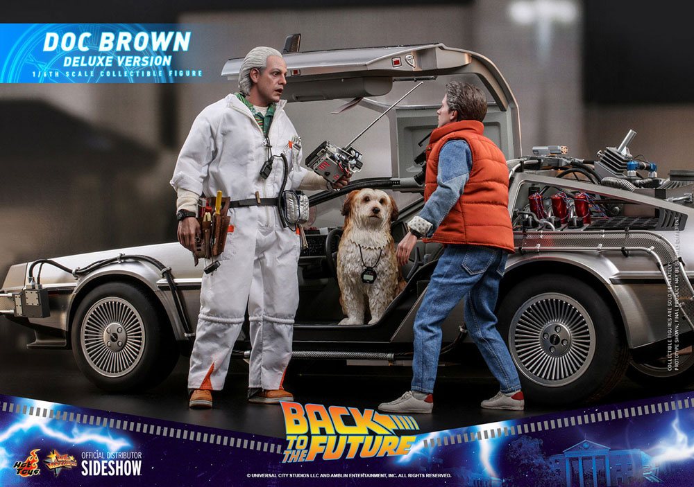 HOT TOYS - Back To The Future - Doc Brown (Deluxe Version) Action Figure 1/6  30 cm MMS610