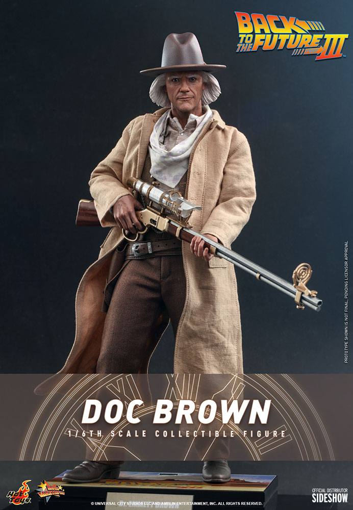 HOT TOYS - Back To The Future III - Doc Brown Movie Masterpiece Action Figure 1/6 (MMS616)