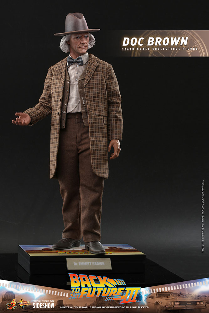 HOT TOYS - Back To The Future III - Doc Brown Movie Masterpiece Action Figure 1/6 (MMS616)