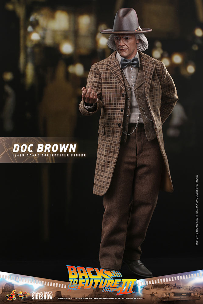 HOT TOYS - Back To The Future III - Doc Brown Movie Masterpiece Action Figure 1/6 (MMS616)