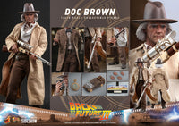 HOT TOYS - Back To The Future III - Doc Brown Movie Masterpiece Action Figure 1/6 (MMS616)