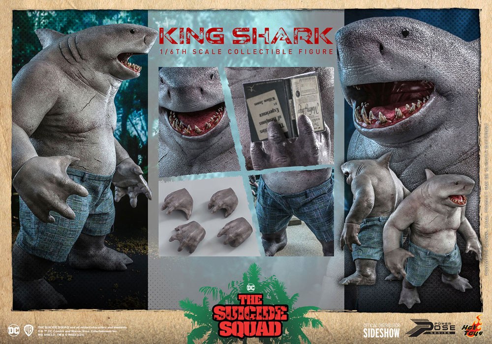 HOT TOYS - SUICIDE SQUAD - King Shark - Action Figure 1/6  35 cm PPS006