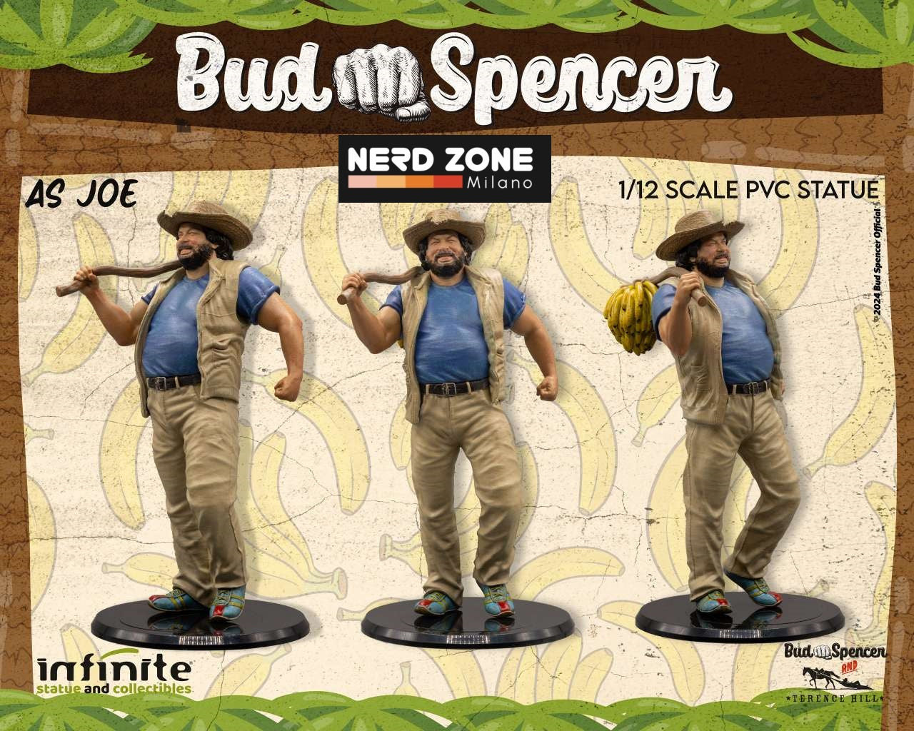 INFINITE STATUE - Bud Spencer as Joe 1/12 Pvc Statue