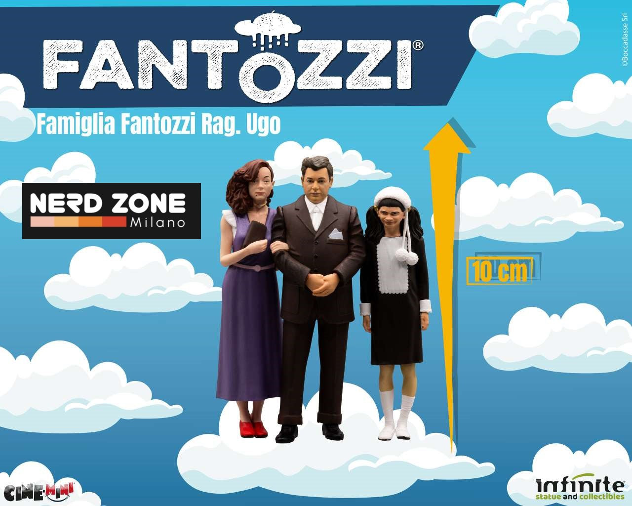 INFINITE STATUE - Fantozzi - Set Completo Cinemini Pvc