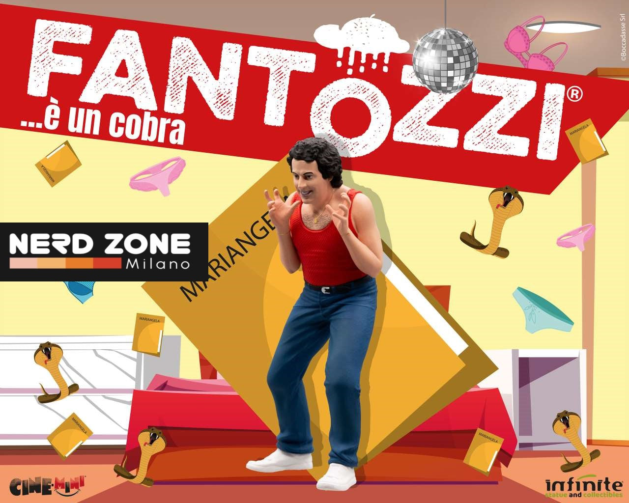 INFINITE STATUE -  Fantozzi - Loris Batacchi "E' un Cobra" - Cinemini Pvc