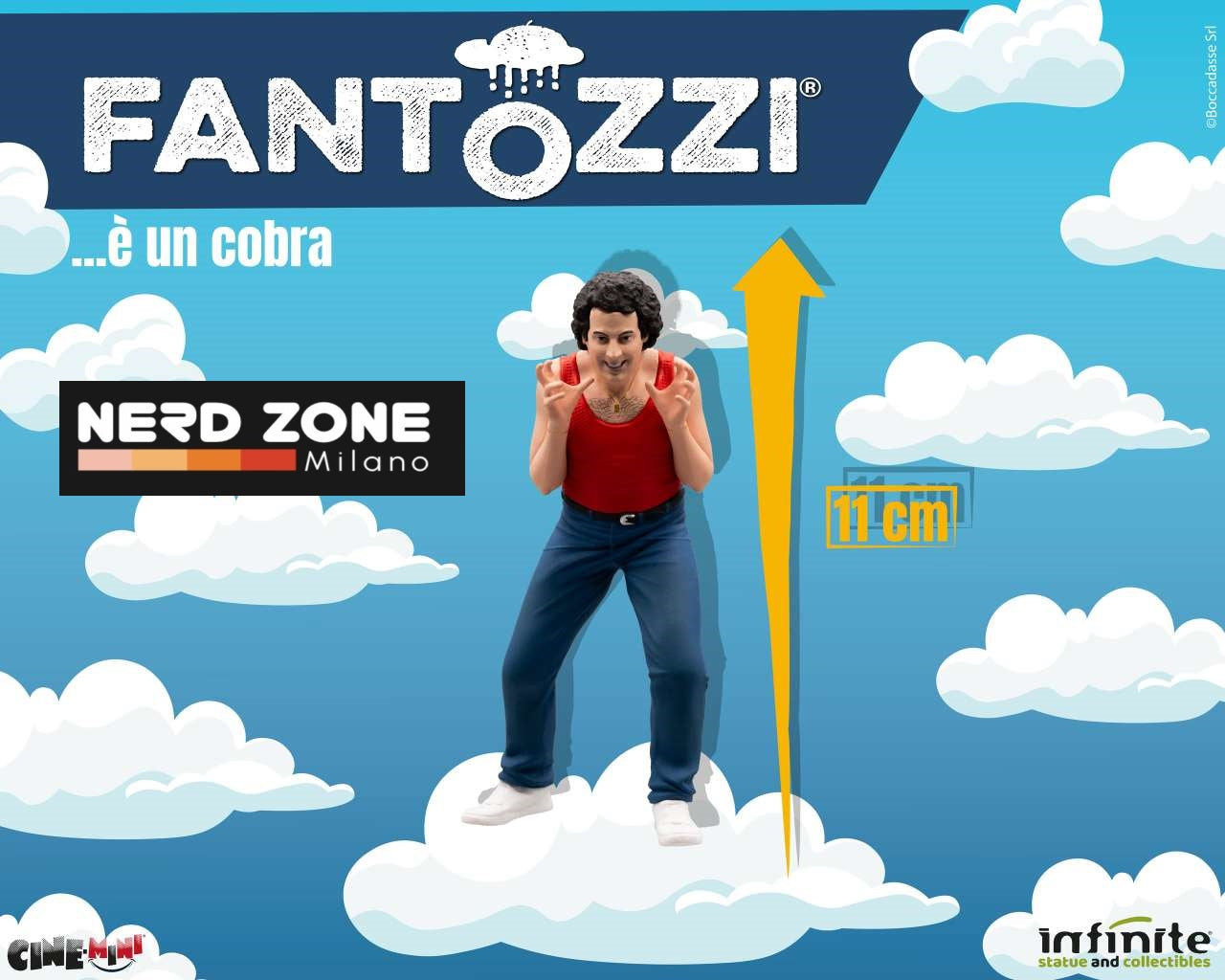 INFINITE STATUE -  Fantozzi - Loris Batacchi "E' un Cobra" - Cinemini Pvc