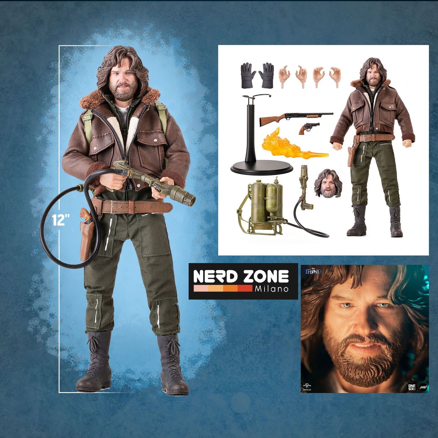 MONDO - The Thing 1982 Action Figure 1/6 MacReady 30 cm