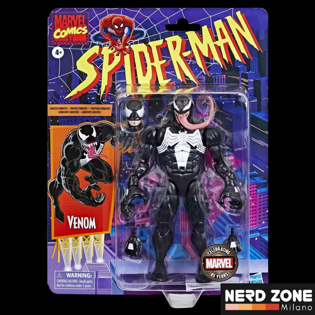 HASBRO - Marvel Legends - Vintage Spider-Man Venom Action Figure