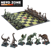 NOBLE COLLECTION - Jurassic Park Chess Set Dinosaurs