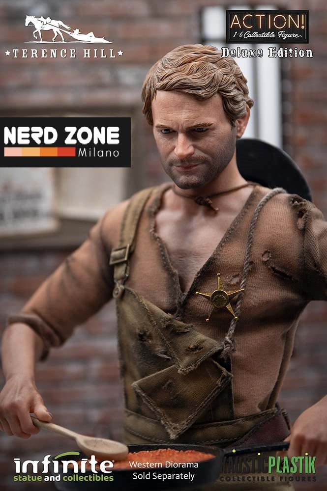 NFINITE STATUE - LO CHIAMAVANO TRINITA' - Terence Hill Old&Rare 1/6 Action Figure DELUXE