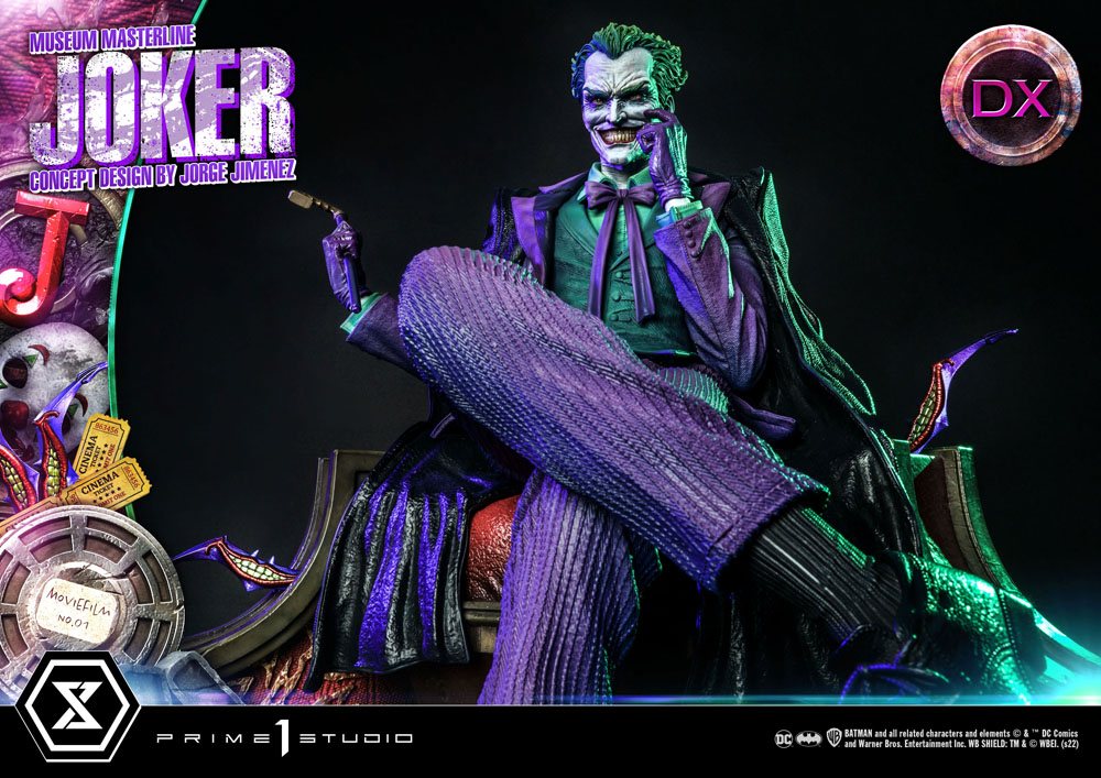 PRIME 1 STUDIO - DC Comics Statue 1/3 The Joker DELUXE BONUS Version Concept Design by Jorge Jimenez 53 cm