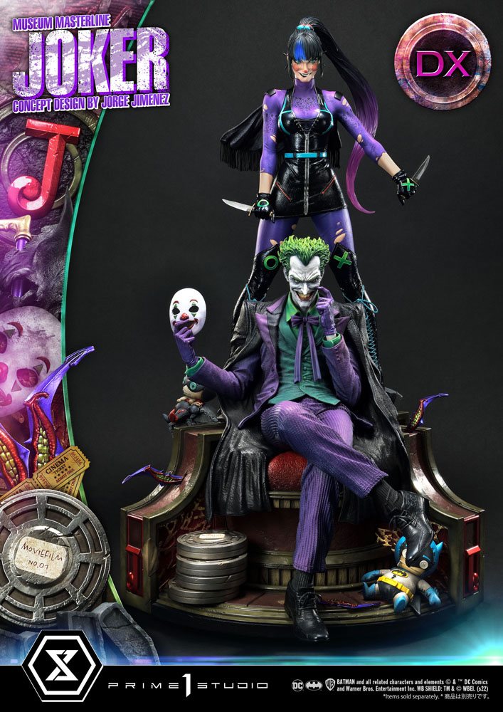 PRIME 1 STUDIO - DC Comics Statue 1/3 The Joker DELUXE BONUS Version Concept Design by Jorge Jimenez 53 cm