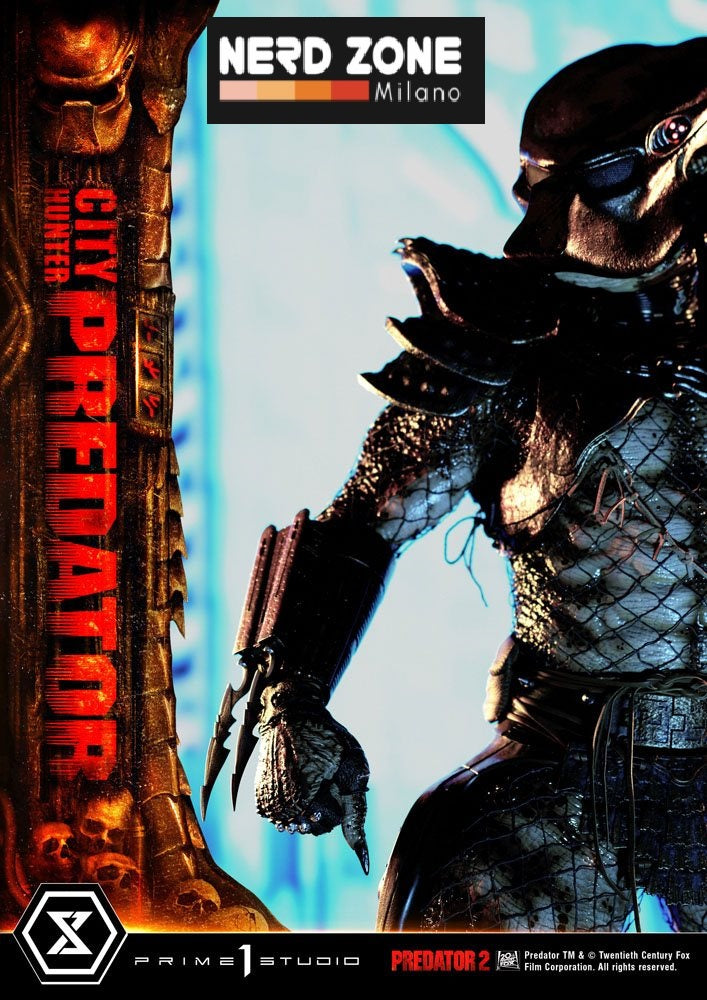 PRIME 1 STUDIO - Predator 2 Museum Masterline Statue 1/3 City Hunter Predator Ultimate Bonus Version 105 cm