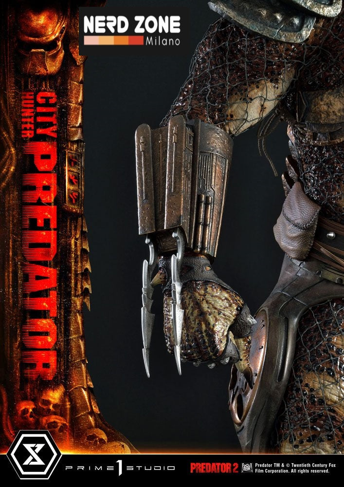 PRIME 1 STUDIO - Predator 2 Museum Masterline Statue 1/3 City Hunter Predator Ultimate Bonus Version 105 cm