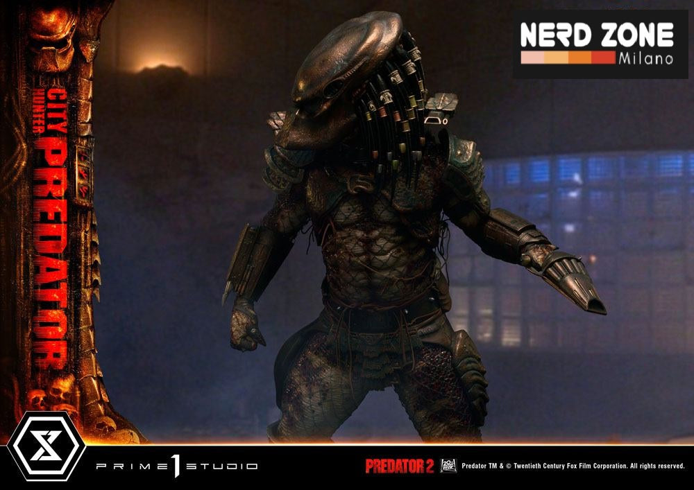 PRIME 1 STUDIO - Predator 2 Museum Masterline Statue 1/3 City Hunter Predator Ultimate Bonus Version 105 cm