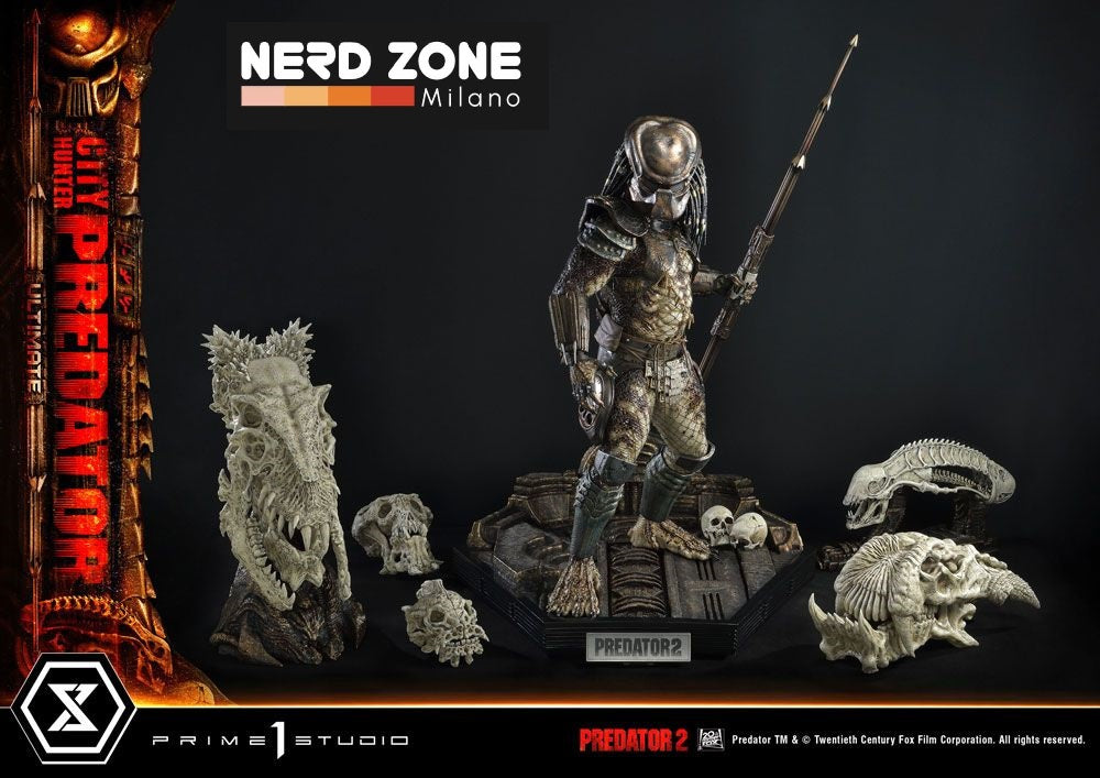 PRIME 1 STUDIO - Predator 2 Museum Masterline Statue 1/3 City Hunter Predator Ultimate Bonus Version 105 cm