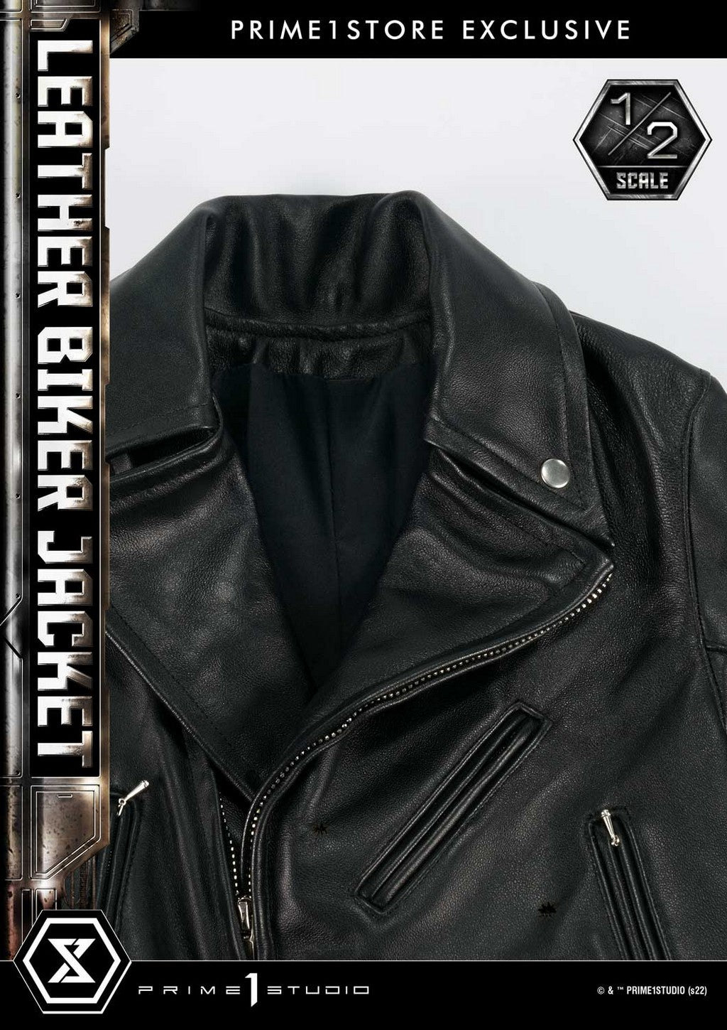 PRIME 1 STUDIO - Terminator: Leather Biker Jacket 1/2 scale