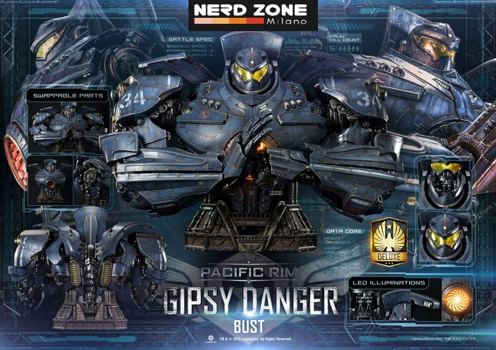 PRIME 1 STUDIO - Pacific Rim Bust Gipsy Danger Deluxe Ver. 74 cm