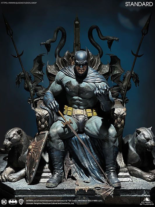 QUEEN STUDIOS - DC Comics Statue 1/4 Batman on Throne 75 cm (Standard Edition)