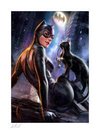 SIDESHOW - DC Comics Art Print Catwoman: Girl's Best Friend 41 x 61 cm - Unframed