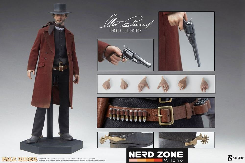 SIDESHOW - Pale Rider Clint Eastwood Legacy Collection Action Figure 1/6 The Preacher 30 cm