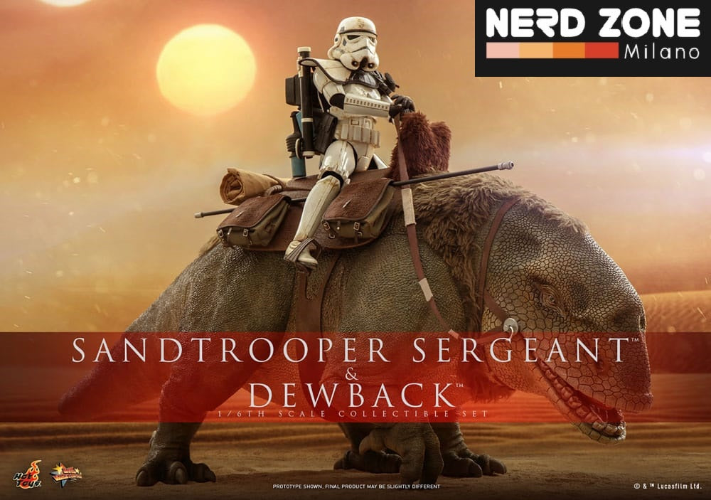 SIDESHOW - Star Wars Episode IV Action Figure 2-Pack 1/6 Sandtrooper Sergeant & Dewback 30 cm