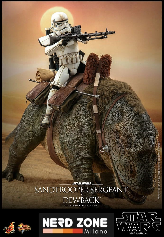 SIDESHOW - Star Wars Episode IV Action Figure 2-Pack 1/6 Sandtrooper Sergeant & Dewback 30 cm