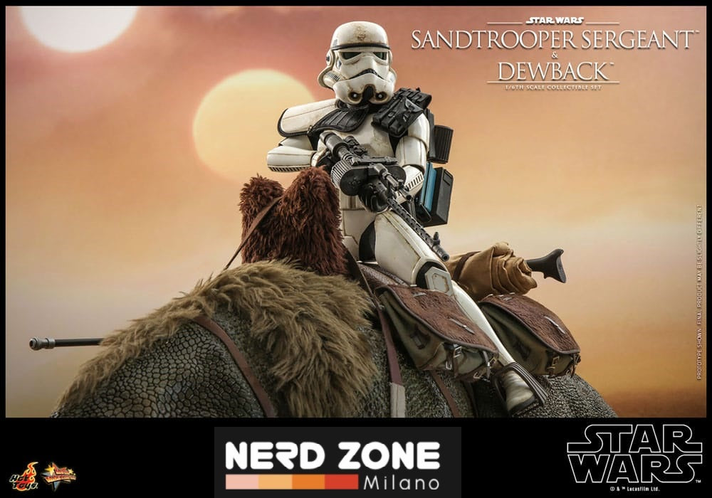 SIDESHOW - Star Wars Episode IV Action Figure 2-Pack 1/6 Sandtrooper Sergeant & Dewback 30 cm