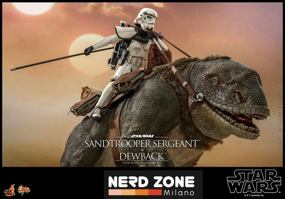 SIDESHOW - Star Wars Episode IV Action Figure 2-Pack 1/6 Sandtrooper Sergeant & Dewback 30 cm