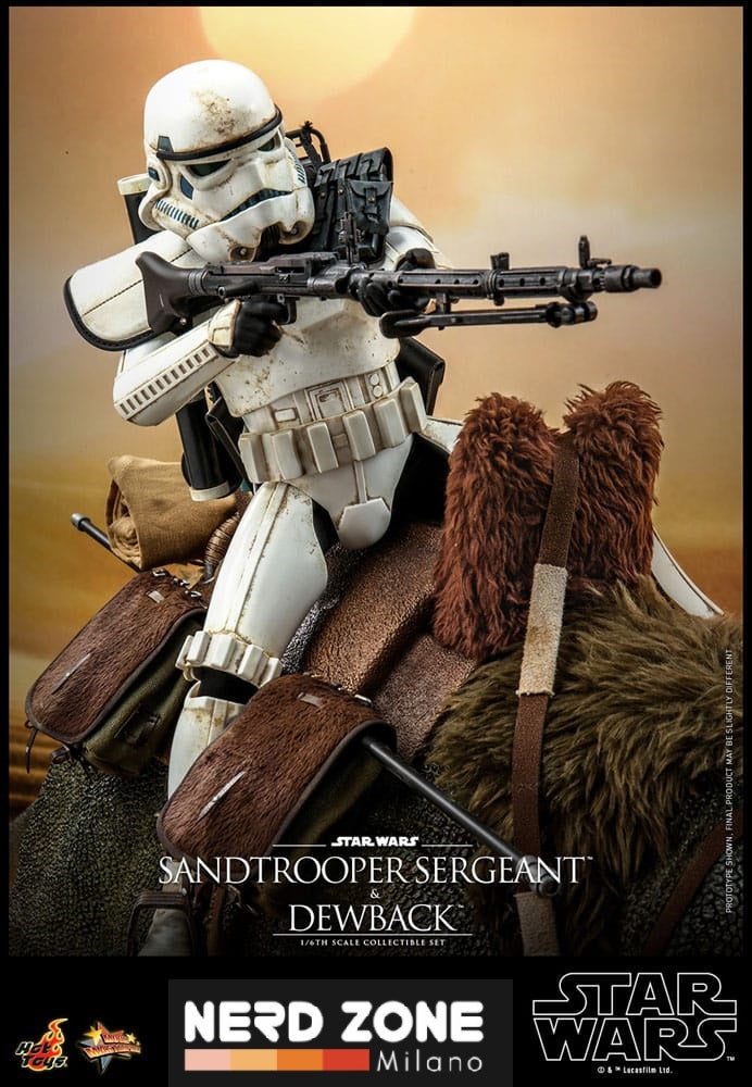 SIDESHOW - Star Wars Episode IV Action Figure 2-Pack 1/6 Sandtrooper Sergeant & Dewback 30 cm