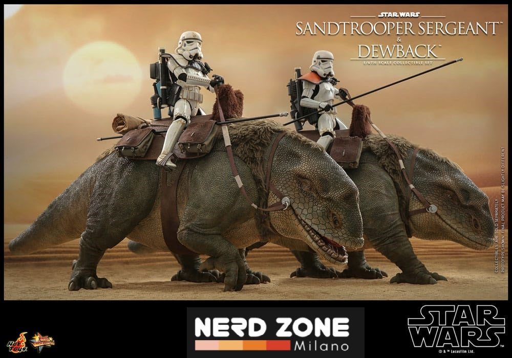 SIDESHOW - Star Wars Episode IV Action Figure 2-Pack 1/6 Sandtrooper Sergeant & Dewback 30 cm