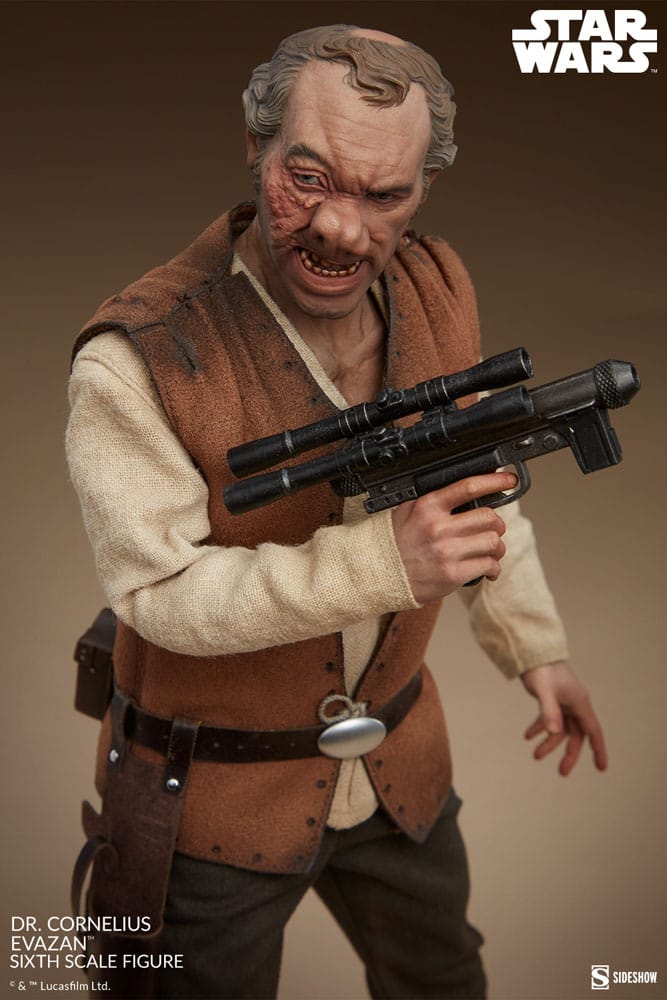 SIDESHOW - Star Wars Episode IV Scum & Villainy Action Figure 1/6 Cornelius Evazan 30 cm