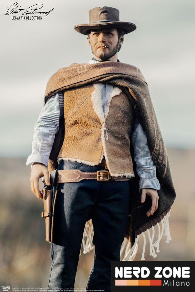 SIDESHOW - The Good, The Bad and the Ugly Clint Eastwood Legacy Collection Action Figure 1/6 The Man With No Name 30 cm