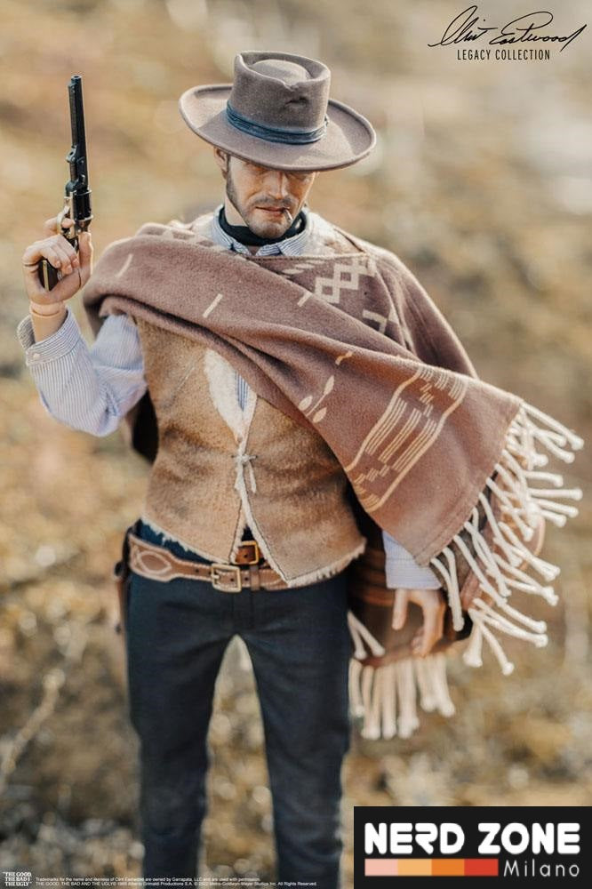 SIDESHOW - The Good, The Bad and the Ugly Clint Eastwood Legacy Collection Action Figure 1/6 The Man With No Name 30 cm