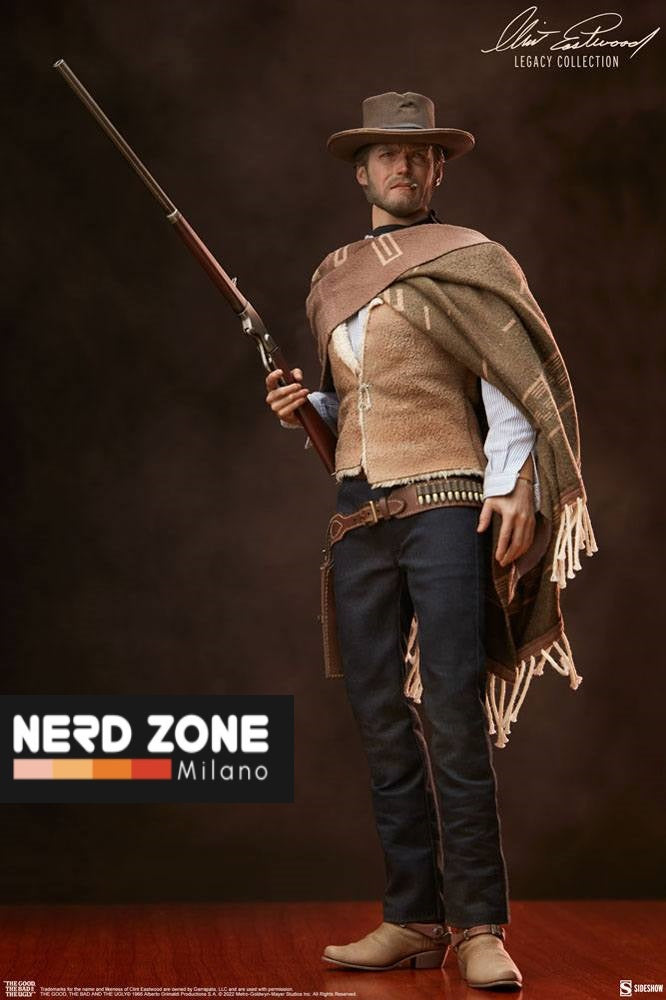 SIDESHOW - The Good, The Bad and the Ugly Clint Eastwood Legacy Collection Action Figure 1/6 The Man With No Name 30 cm