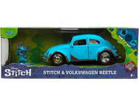 SIMBA TOYS - Lilo & Stitch - 1959 volkswagen beetle die-cast model + character 1:32 scale