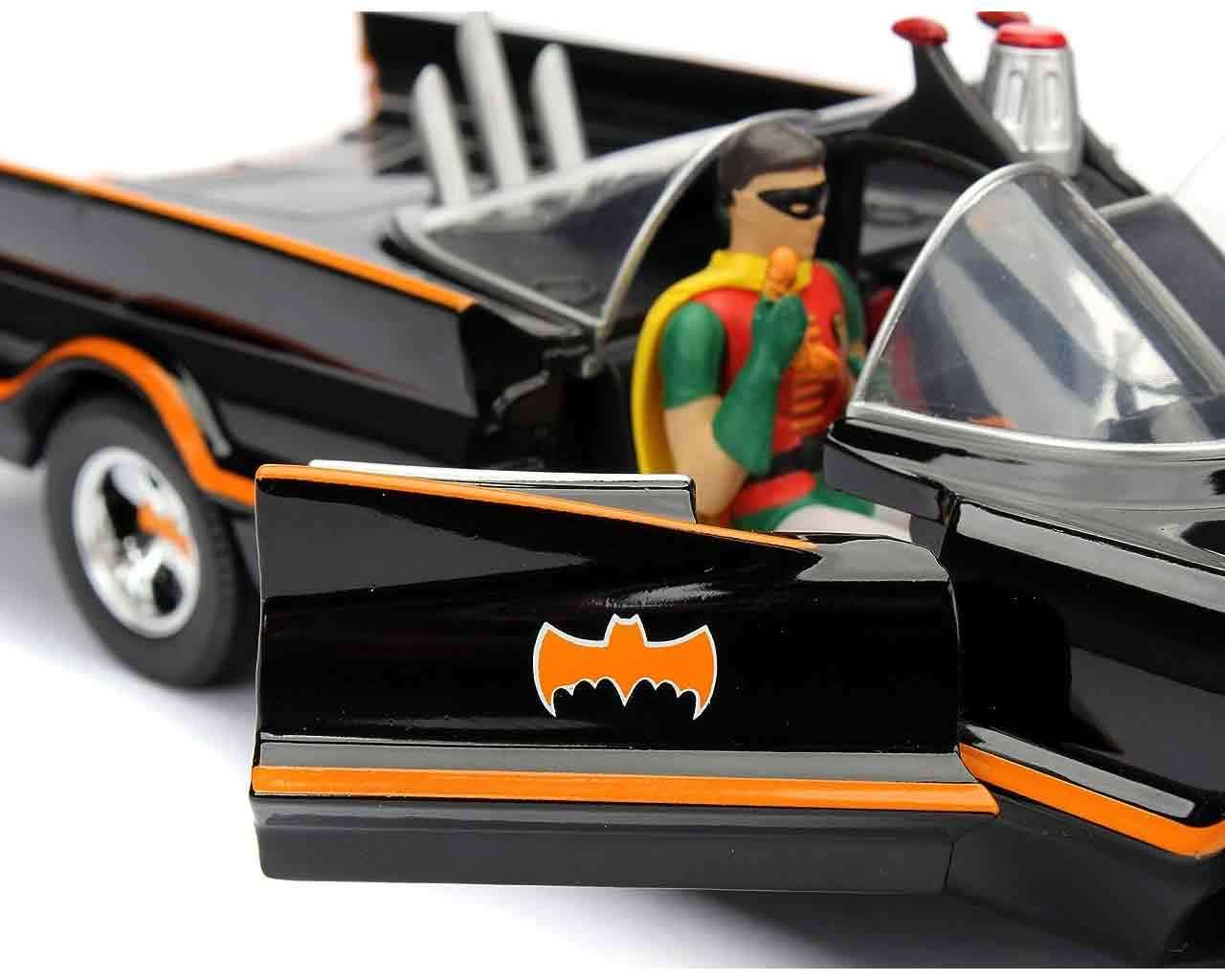 SIMBA TOYS - Batman classic 1966 - Batmobile die-cast 1:24 scale with character