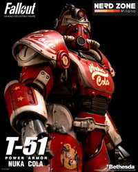 THREEZERO - FALLOUT - Fallout Action Figure 1/6 T-51 Nuka Cola Power Armor 37 cm