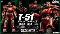 THREEZERO - FALLOUT - Fallout Action Figure 1/6 T-51 Nuka Cola Power Armor 37 cm