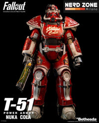 THREEZERO - FALLOUT - Fallout Action Figure 1/6 T-51 Nuka Cola Power Armor 37 cm