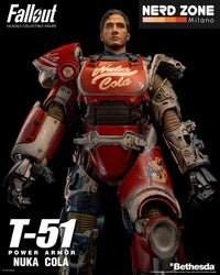 THREEZERO - FALLOUT - Fallout Action Figure 1/6 T-51 Nuka Cola Power Armor 37 cm