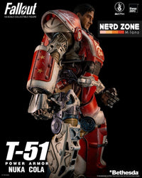 THREEZERO - FALLOUT - Fallout Action Figure 1/6 T-51 Nuka Cola Power Armor 37 cm