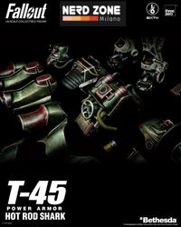 THREEZERO - FALLOUT - T-45 Hot Rod Shark Power Armor 37 cm